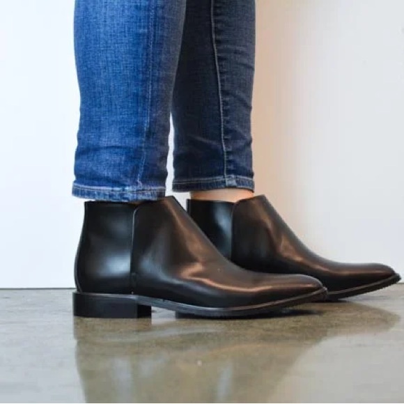 Everlane The Modern Black Leather Ankle Boot 9.5 - Picture 12 of 15
